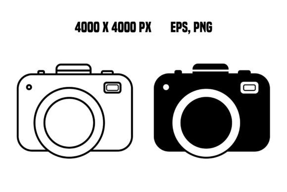 Camera Icons for Versatile Design Projects