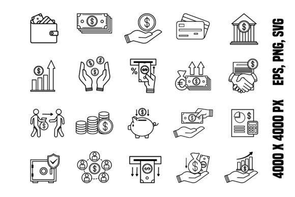 Finance Icons Set: A Practical Resource for Web Designers