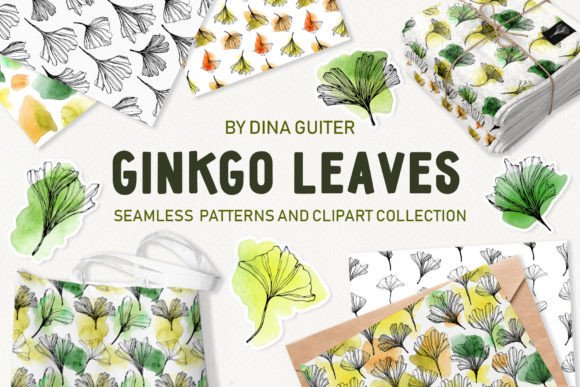 Ginkgo Leaves Pattern Collection