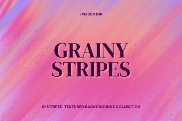 Grainy Background Stripes: Vibrant Digital Design Sets