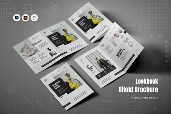 Lookbook Bifold Brochure Template