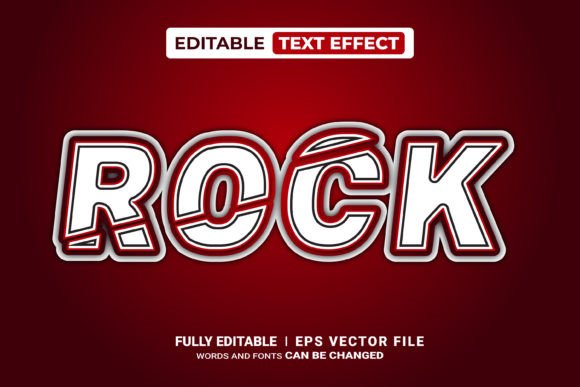 Rock Editable Text Effect: Elevating Typography with Style and Flexibility