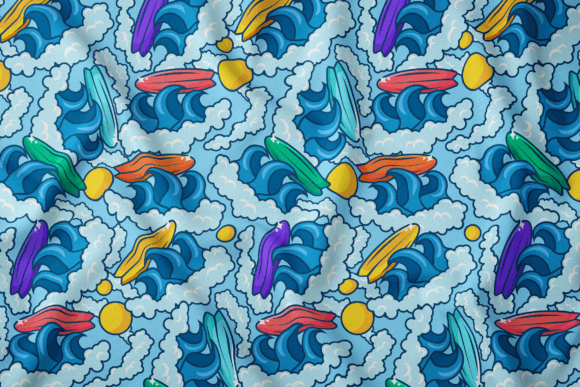 Summer Surfing Pattern: Choosing and Using the Perfect Design for Your Creative Projects