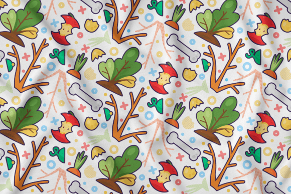 Understanding the Organic Waste Seamless Pattern: A Visual Guide to Sustainability and Recycling