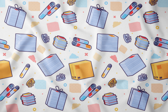 Wastepaper Seamless Pattern: Creative Tools for Eco-Conscious Design