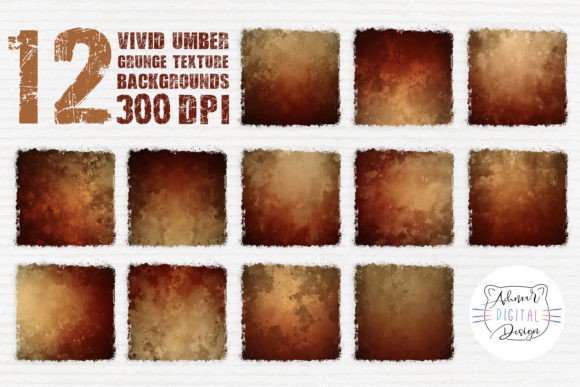 Welcome to our Vivid Umber Grunge Texture Backgrounds Collection